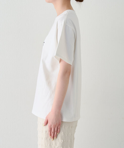 GALLARDAGALANTE（ガリャルダガランテ）の「ロゴTシャツ《Retrospective》（Tシャツ/カットソー・レディース・ホワイト/チャコールグレー・FREE）」の19枚目の写真