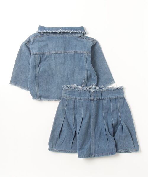 2色展開★2ピースデニムセットアップ/追跡有 セール】デニムセットアップ（セットアップ）｜LETee（レティー