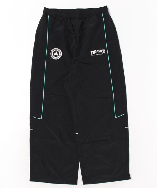 THRASHER(スラッシャー)の「【THRASHER/スラッシャー】ナイロンタスラン パイピングパンツ(その他パンツ・メンズ・ブラック/ホワイト・MEDIUM/LARGE/X-LARGE)」の1枚目の写真