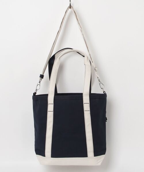Onitsuka Tiger(オニツカタイガー)の「SMALL CANVAS TOTE BAG / スモールキャンバストートバッグ(トートバッグ・レディース・グリーン系その他/ネイビー系・OS)」の4枚目の写真