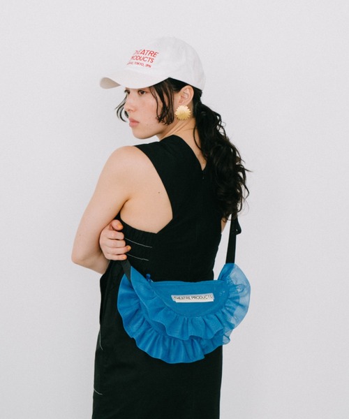 THEATRE PRODUCTS(シアタープロダクツ)の「メッシュフリルラウンドショルダーバッグM(ショルダーバッグ・レディース・ブルー/グレー/ブラック・FREE)」の10枚目の写真