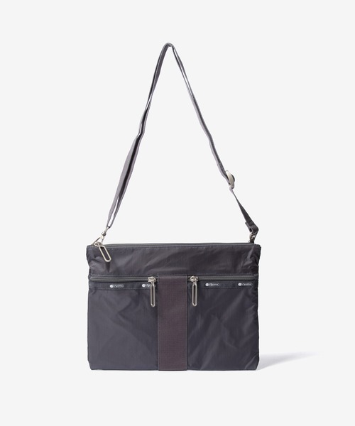 LeSportsac（レスポートサック）の「LeSportsac POUCH CROSSBODY レスポートサック ポーチクロスボディバッグ（ボディバッグ/ウエストポーチ・レディース・ブラック/グレー系1/ブルー系1・FREE）」の2枚目の写真