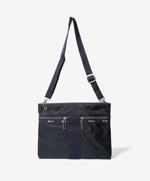 LeSportsac（レスポートサック）の「LeSportsac POUCH CROSSBODY レスポートサック ポーチクロスボディバッグ（ボディバッグ/ウエストポーチ・レディース・ブラック/グレー系1/ブルー系1・FREE）」の3枚目の写真