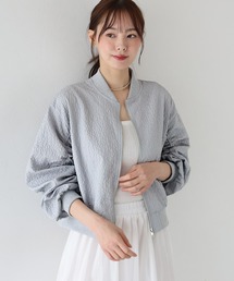 BLUEEAST | フラワージャガードブルゾン(ブルゾン)