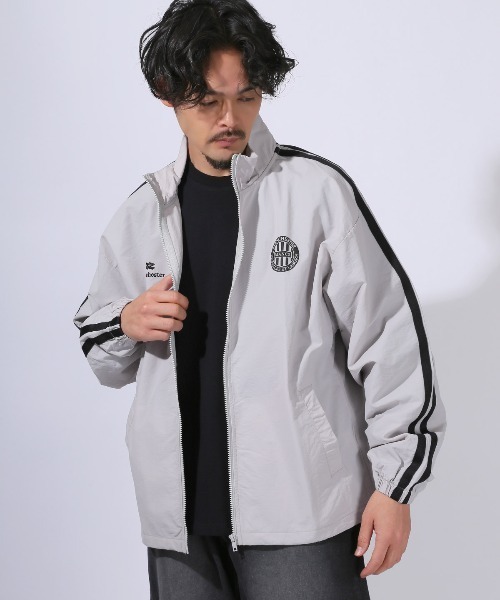 LUXSTYLE(ラグスタイル)の「ナイロンスタンドトラックジャケット(ナイロンジャケット・メンズ・ブラック/グレー/ネイビー・XL/M/L)」の14枚目の写真
