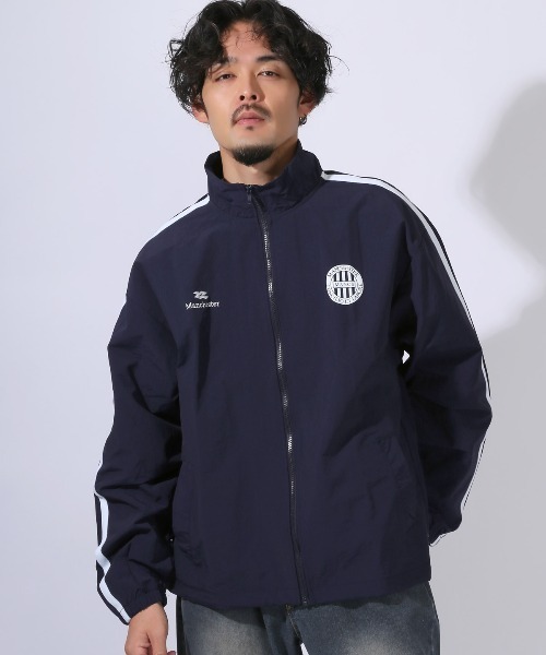 LUXSTYLE(ラグスタイル)の「ナイロンスタンドトラックジャケット(ナイロンジャケット・メンズ・ブラック/グレー/ネイビー・XL/M/L)」の16枚目の写真