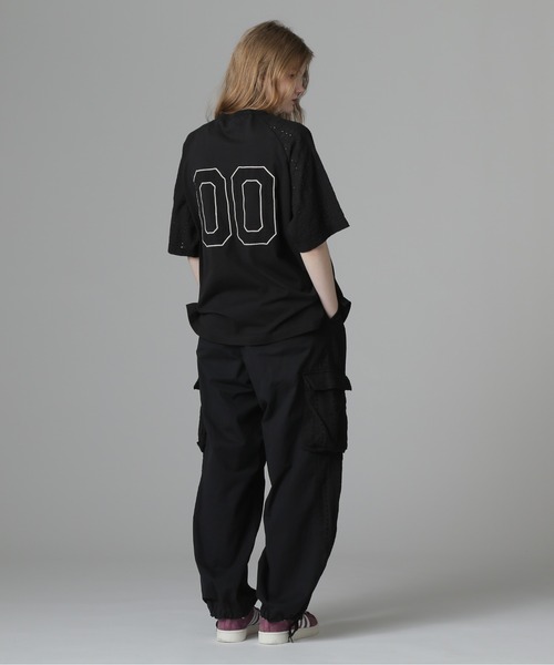 AVIREX（アヴィレックス）の「《WEB LIMITED Belle LINE》LACE CARGO PANTS/レースカーゴパンツ（カーゴパンツ・レディース・オリーブ/ブラック・M/S）」の7枚目の写真