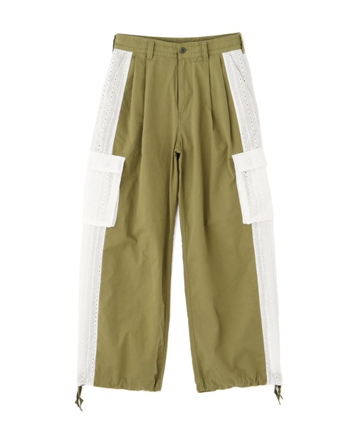 AVIREX（アヴィレックス）の「《WEB LIMITED Belle LINE》LACE CARGO PANTS/レースカーゴパンツ（カーゴパンツ・レディース・オリーブ/ブラック・M/S）」の22枚目の写真