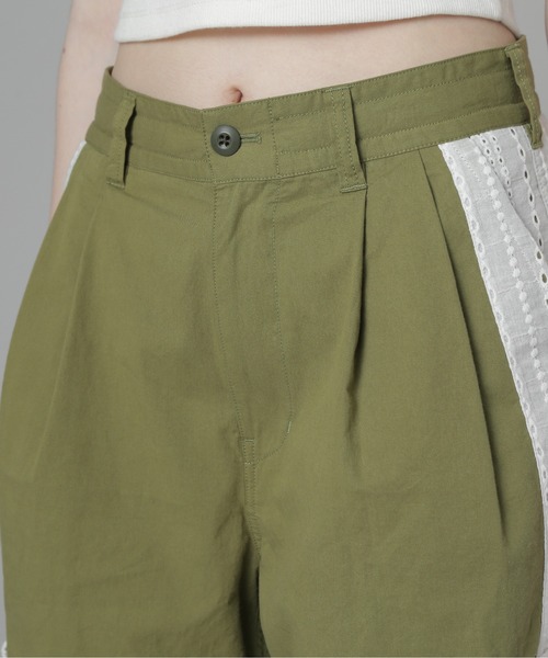 AVIREX（アヴィレックス）の「《WEB LIMITED Belle LINE》LACE CARGO PANTS/レースカーゴパンツ（カーゴパンツ・レディース・オリーブ/ブラック・M/S）」の15枚目の写真