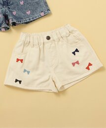 BREEZE | 【ジュニア対応】刺繍デニムショートパンツ(デニムパンツ)