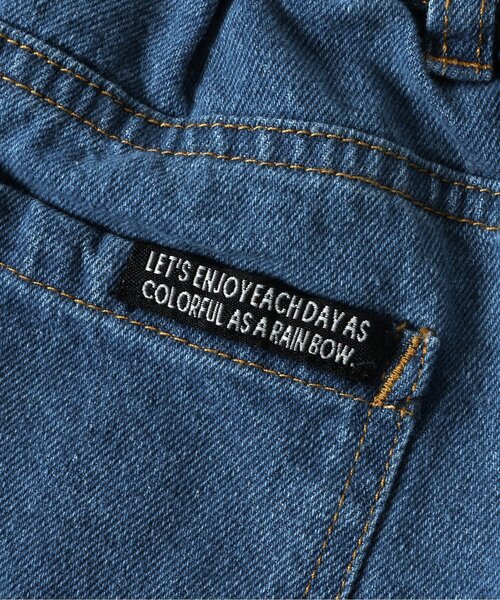 BREEZE（ブリーズ）の「【ジュニア対応】刺繍デニムショートパンツ（デニムパンツ・キッズ・ホワイト/サックスブルー/ブルー・80/90/100/110/120/130/140）」の10枚目の写真