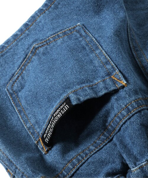 BREEZE（ブリーズ）の「【ジュニア対応】刺繍デニムショートパンツ（デニムパンツ・キッズ・ホワイト/サックスブルー/ブルー・80/90/100/110/120/130/140）」の11枚目の写真