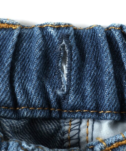 BREEZE（ブリーズ）の「【ジュニア対応】刺繍デニムショートパンツ（デニムパンツ・キッズ・ホワイト/サックスブルー/ブルー・80/90/100/110/120/130/140）」の12枚目の写真