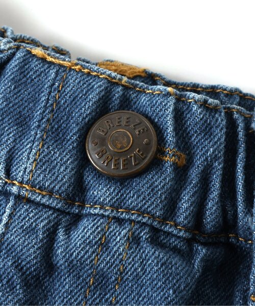 BREEZE（ブリーズ）の「【ジュニア対応】刺繍デニムショートパンツ（デニムパンツ・キッズ・ホワイト/サックスブルー/ブルー・80/90/100/110/120/130/140）」の22枚目の写真