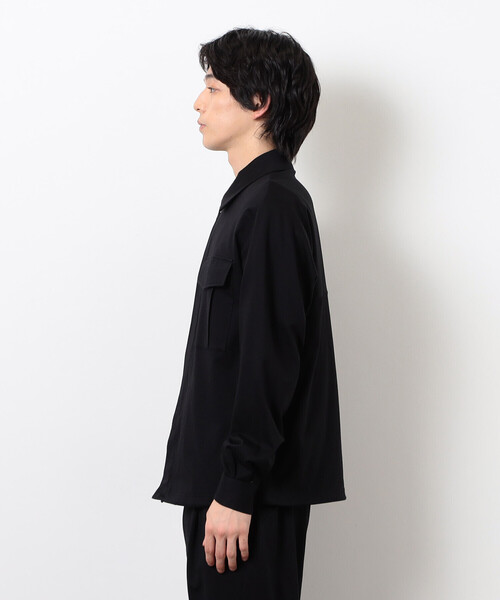 COMME CA ISM(コムサイズム)の「MADE IN JAPAN カネマサ莫大小(株)× COMME CA ISM シャツブルゾン(ブルゾン・メンズ・ブラック・MEDIUM/LARGE)」の11枚目の写真