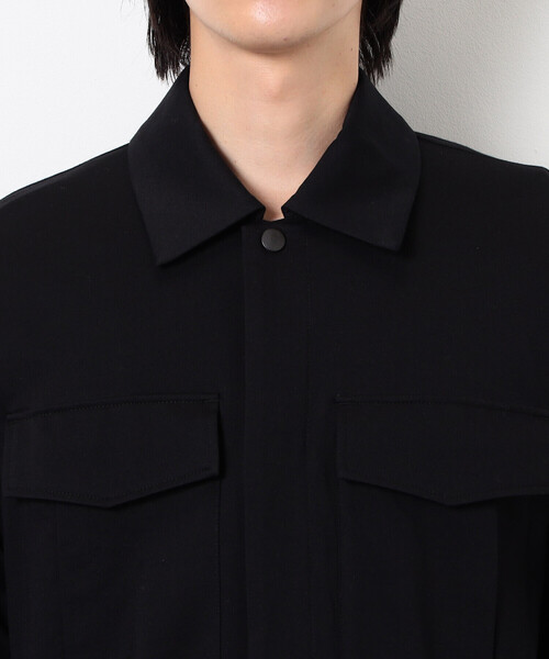 COMME CA ISM(コムサイズム)の「MADE IN JAPAN カネマサ莫大小(株)× COMME CA ISM シャツブルゾン(ブルゾン・メンズ・ブラック・MEDIUM/LARGE)」の13枚目の写真