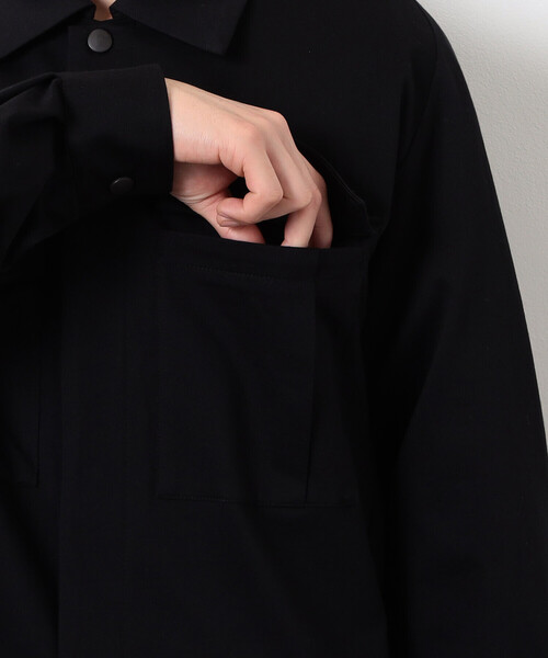 COMME CA ISM(コムサイズム)の「MADE IN JAPAN カネマサ莫大小(株)× COMME CA ISM シャツブルゾン(ブルゾン・メンズ・ブラック・MEDIUM/LARGE)」の14枚目の写真