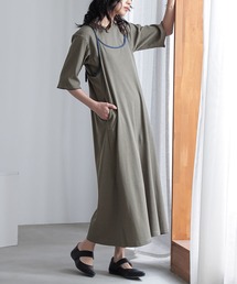 n'OrLABEL | 『リブボーダーカットソー&キャミワンピースセットアップ』(ワンピース)