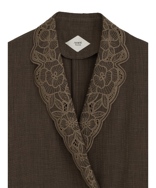 MEDI LACE EMBROIDERY COLLAR JACKET（テーラードジャケット