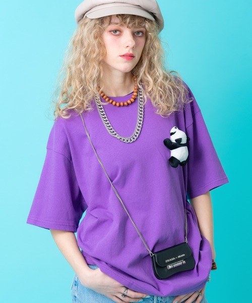 ankoROCK（アンコロック）の「TEDDY ankoROCK Tシャツ（Tシャツ/カットソー・メンズ・ホワイト系1/ホワイト系2/ブラック系2/ブラック系1/パープル系1/パープル系2・XL/S/M/L）」の5枚目の写真