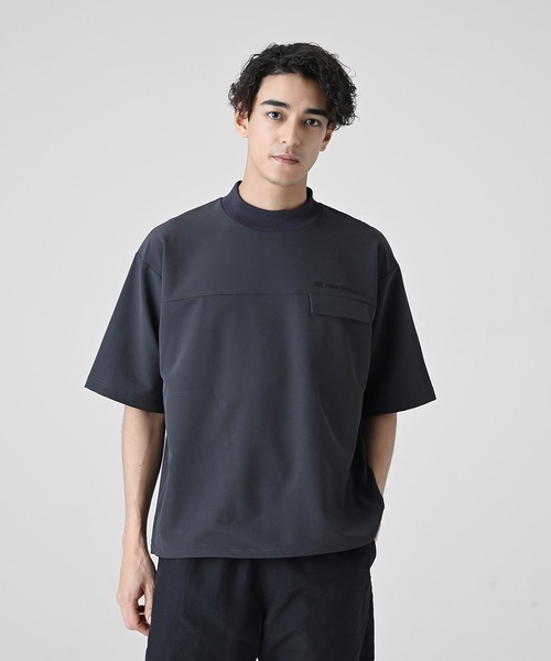 【美品】new balance モックネックシャツ　プリーツスカート 2点　L New Balance Golf ニューバランス ゴルフ WORLD ロゴレインカモ