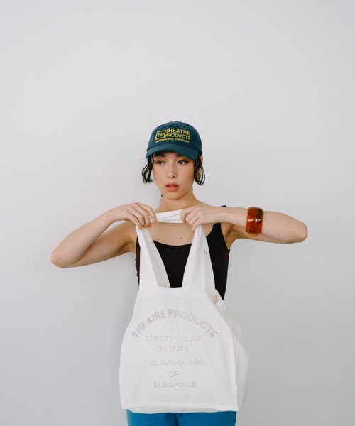 THEATRE PRODUCTS（シアタープロダクツ）の「ビーズエンブロイダリーハンドバッグL（トートバッグ・レディース・ブラック/ホワイト・FREE）」の9枚目の写真