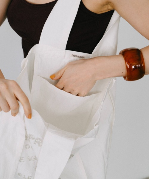 THEATRE PRODUCTS（シアタープロダクツ）の「ビーズエンブロイダリーハンドバッグL（トートバッグ・レディース・ブラック/ホワイト・FREE）」の12枚目の写真