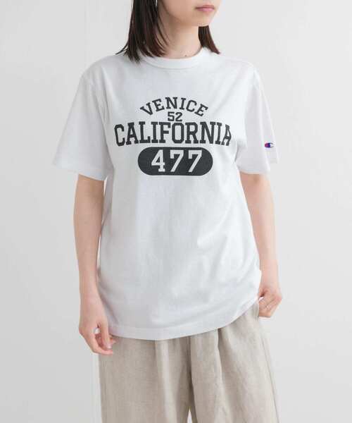 Champion（チャンピオン）の「Champion　SHORT SLEEVE T-SHIRTS（Tシャツ/カットソー・レディース・ブラック/ネイビー/ホワイト系その他・SMALL）」の5枚目の写真