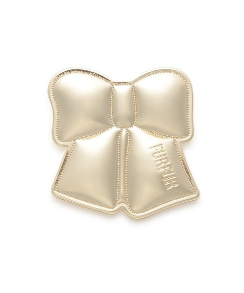 FURFUR（ファーファー）の「リボンモチーフブローチ（ブローチ/コサージュ・レディース・ゴールド/シルバー・FREE）」の4枚目の写真