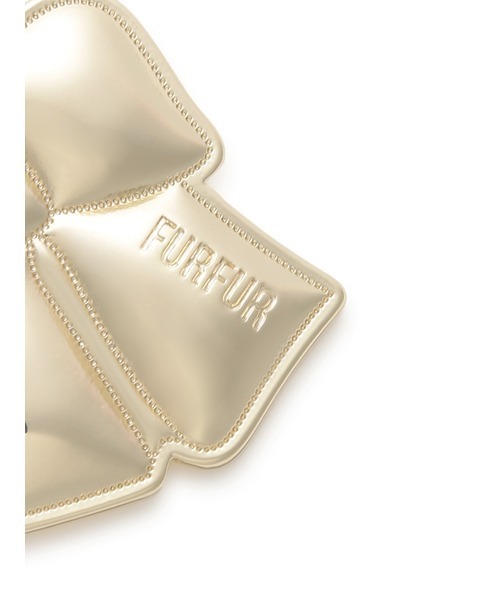 FURFUR（ファーファー）の「リボンモチーフブローチ（ブローチ/コサージュ・レディース・ゴールド/シルバー・FREE）」の6枚目の写真