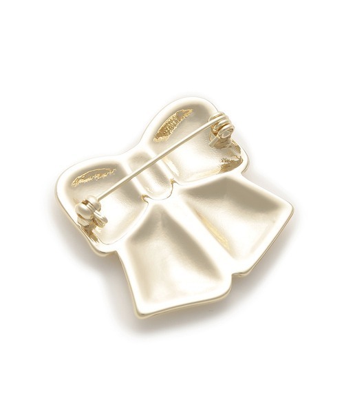 FURFUR（ファーファー）の「リボンモチーフブローチ（ブローチ/コサージュ・レディース・ゴールド/シルバー・FREE）」の7枚目の写真