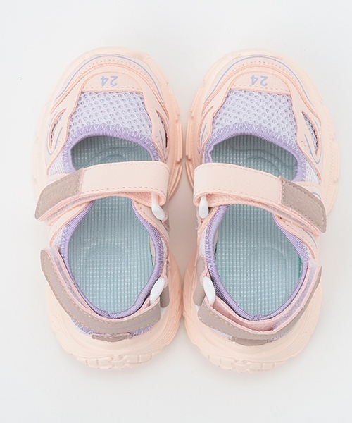 minimal(ミニマル)の「ストラップスニーカー(スニーカー・キッズ・ホワイト/ライトピンク・20cm/19cm/18cm/22cm/21cm/17cm/16cm/15cm)」の8枚目の写真