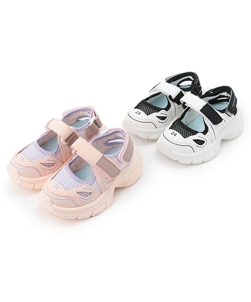 minimal(ミニマル)の「ストラップスニーカー(スニーカー・キッズ・ホワイト/ライトピンク・20cm/19cm/18cm/22cm/21cm/17cm/16cm/15cm)」の10枚目の写真