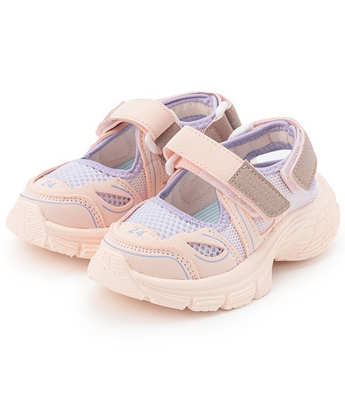 minimal(ミニマル)の「ストラップスニーカー(スニーカー・キッズ・ホワイト/ライトピンク・20cm/19cm/18cm/22cm/21cm/17cm/16cm/15cm)」の11枚目の写真