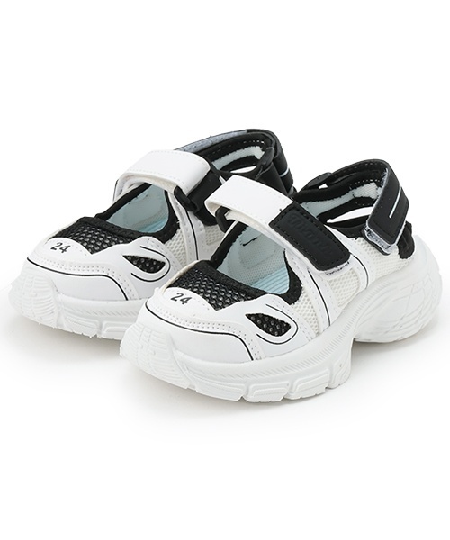 minimal(ミニマル)の「ストラップスニーカー(スニーカー・キッズ・ホワイト/ライトピンク・20cm/19cm/18cm/22cm/21cm/17cm/16cm/15cm)」の12枚目の写真