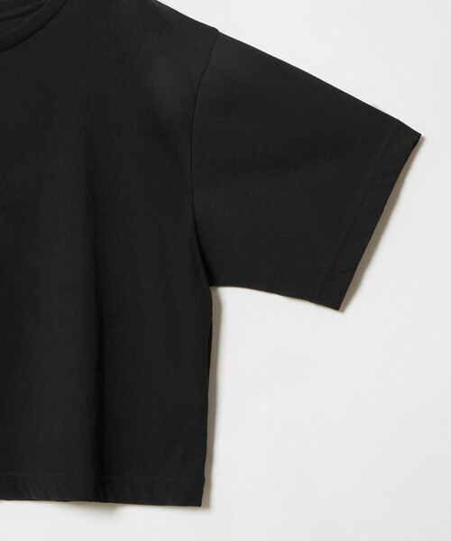 allureville（アルアバイル）の「クロップＴシャツ（Tシャツ/カットソー・レディース・オフホワイト/ブラック・2）」の5枚目の写真