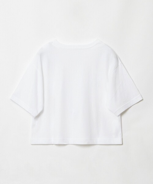 allureville（アルアバイル）の「クロップＴシャツ（Tシャツ/カットソー・レディース・オフホワイト/ブラック・2）」の7枚目の写真