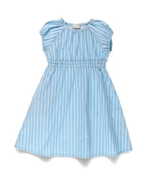 BRANSHES（ブランシェス）の「【綿100％】バックリボンワンピース（ワンピース・キッズ・ブラック/ブルー/カラフル・80/90/100/110/120/130/140/150）」の11枚目の写真