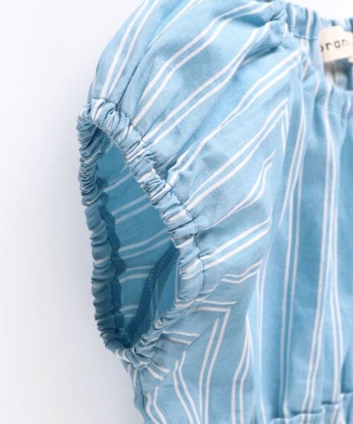 BRANSHES（ブランシェス）の「【綿100％】バックリボンワンピース（ワンピース・キッズ・ブラック/ブルー/カラフル・80/90/100/110/120/130/140/150）」の13枚目の写真