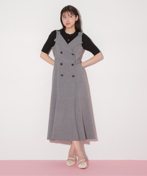 ジル バイ ジル スチュアート（JILL by JILL STUART）/トレンチディティールジャンスカ セール】◇トレンチディティールジャンスカ（ジャンパースカート