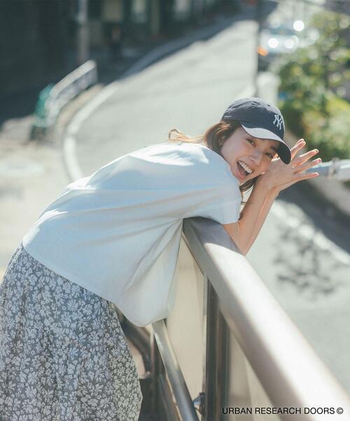 URBAN RESEARCH DOORS（アーバンリサーチドアーズ）の「『仁村紗和さん着用』『UR TECH』サマシェアバックデザインプルオーバー（Tシャツ/カットソー・レディース・ネイビー/パープル/グレー系その他/オフホワイト・MEDIUM）」の5枚目の写真