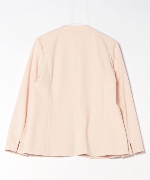 M.deux（エムドゥ）の「〈ハイストレッチノーカラージャケット〉（ノーカラージャケット・レディース・オフホワイト・MEDIUM）」の11枚目の写真