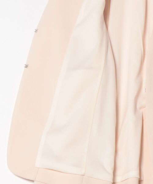 M.deux（エムドゥ）の「〈ハイストレッチノーカラージャケット〉（ノーカラージャケット・レディース・オフホワイト・MEDIUM）」の12枚目の写真