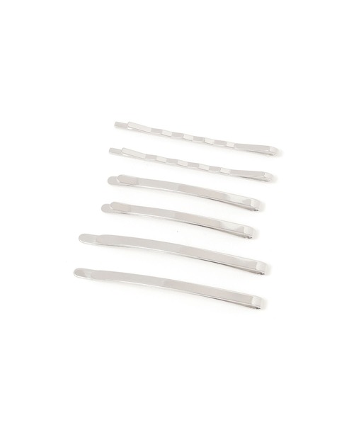 LOWRYS FARM（ローリーズファーム）の「ステンレスヘアピンセット 452007（ヘアピン・レディース・グレー/ベージュ・FREE）」の4枚目の写真