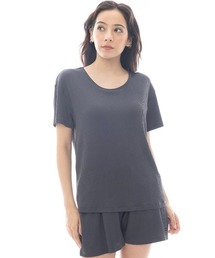 BILLABONG（ビラボン）の「BILLABONG レディース UTILITY BRA CUP RIB TEE サーフTシャツ 【2025年春夏モデル】/ビラボンセットアップ対応水陸両用カップ付き半袖サーフTシャツ（水着）（ラッシュガード）」
