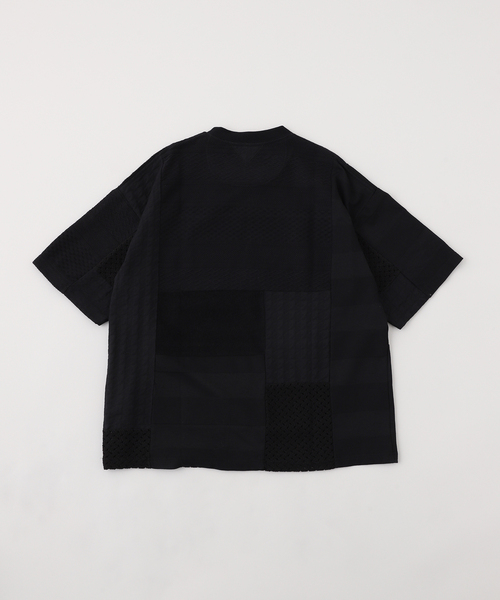 WHITE MOUNTAINEERING(ホワイトマウンテニアリング)の「White Mountaineering(ホワイトマウンテニアリング) PATCHWORK Tシャツ(Tシャツ/カットソー・メンズ・ブラック・1/2)」の2枚目の写真