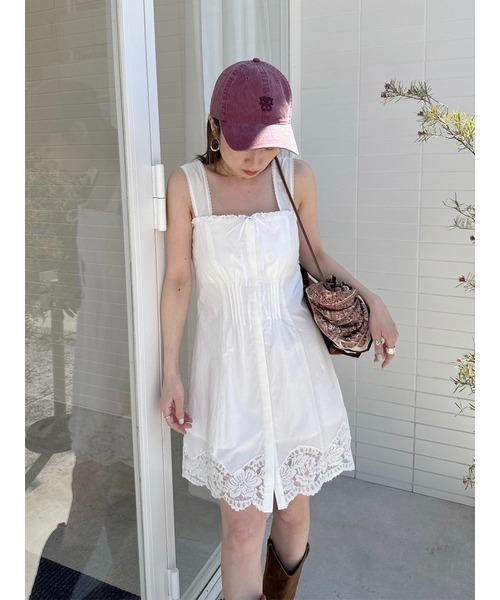 SNIDEL（スナイデル）の「【SNIDEL|NEW ERA】コラボエンブレムキャップ（キャップ・レディース・バーガンディー/インディゴブルー/ベージュ/ネイビー・FREE）」の17枚目の写真