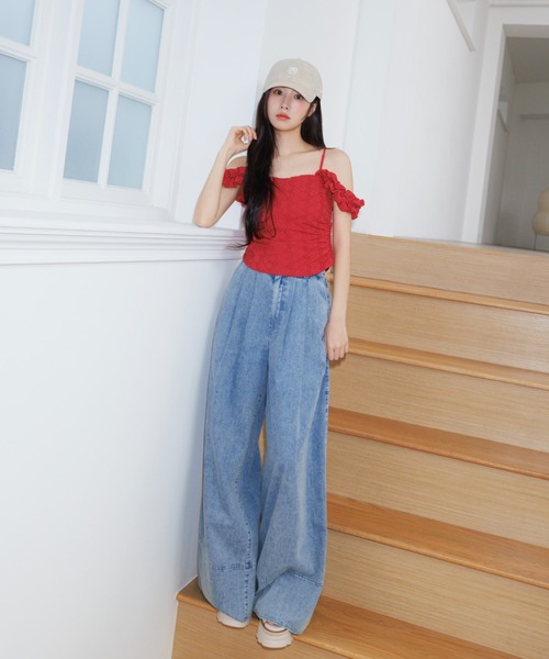 SNIDEL（スナイデル）の「【SNIDEL|NEW ERA】コラボエンブレムキャップ（キャップ・レディース・バーガンディー/インディゴブルー/ベージュ/ネイビー・FREE）」の5枚目の写真