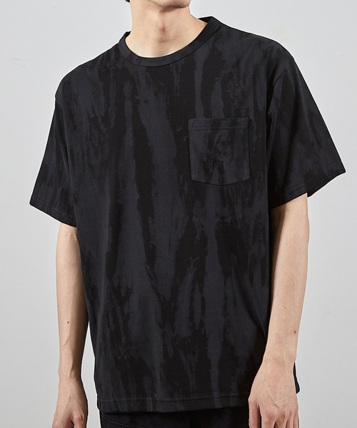 RATTLE TRAP(ラトルトラップ)の「ウォッシュダメージ加工ポケットTシャツ(Tシャツ/カットソー・メンズ・ホワイト/ブラック・M/L)」の1枚目の写真