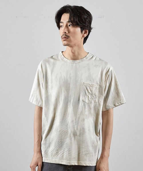 RATTLE TRAP(ラトルトラップ)の「ウォッシュダメージ加工ポケットTシャツ(Tシャツ/カットソー・メンズ・ホワイト/ブラック・M/L)」の7枚目の写真